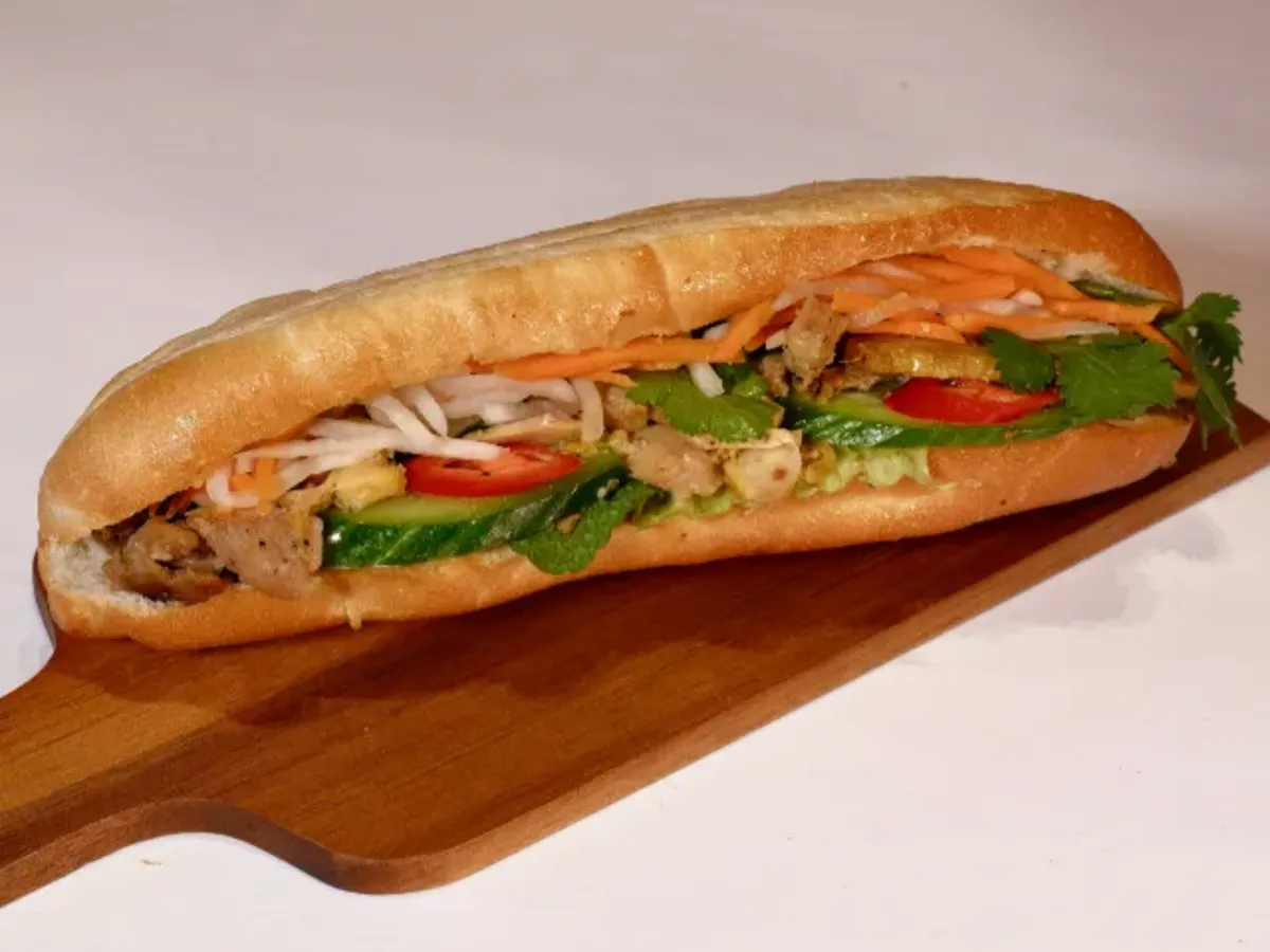 Honey Lemon Grass Chicken Banh Mi